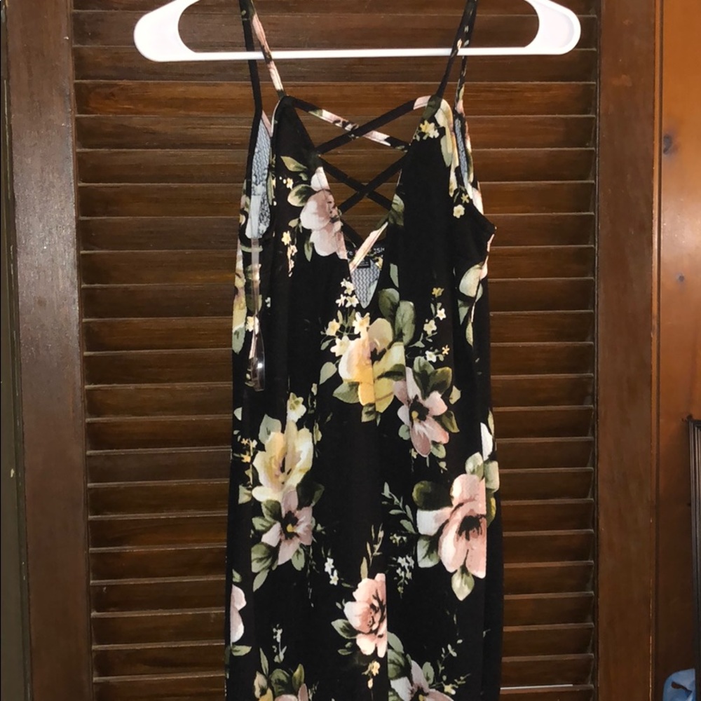 Black Floral Dress